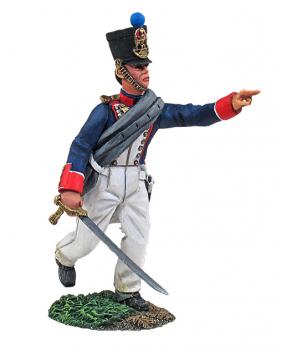 Image of French Line Infantry Fusilier Officer Advancing No.1--single figure--RETIRED--LAST ONE!! Image of French Line Infantry Fusilier Officer Advancing No.1--single figure--RETIRED--LAST ONE!!