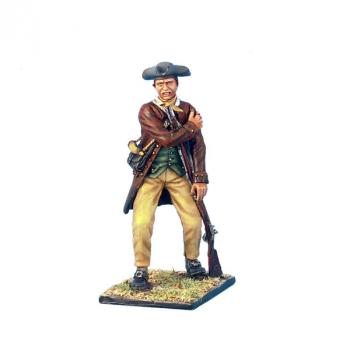 Image of Continental Militia or Minuteman Standing Wounded--Boston, 1775--single figure--RETIRED--LAST ONE!!