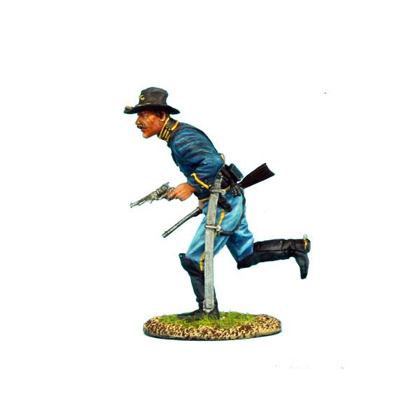 8th IL Cavalry Union Dismounted Cavalry Trooper Running - single figure #3