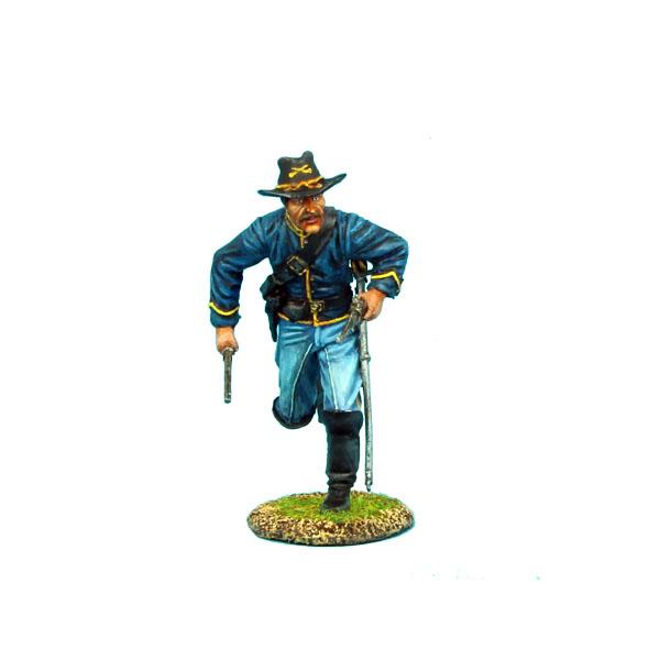 8th IL Cavalry Union Dismounted Cavalry Trooper Running - single figure #4