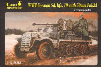 Image of German SD. KFZ. 10 with 50mm PAK 38-- AWAITING RESTOCK!