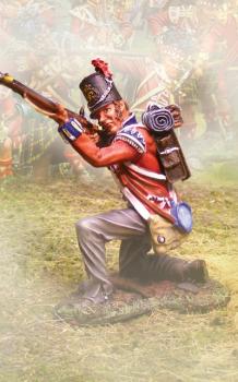 Image of British Foot Guard Firing Kneeling--single figure--RETIRED--LAST ONE!!