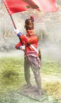 Image of British Foot Guards Regiment Colors--single figure--RETIRED--LAST ONE!!