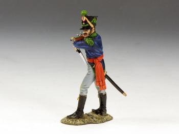 Image of Casadores Officer with Pistol--single figure