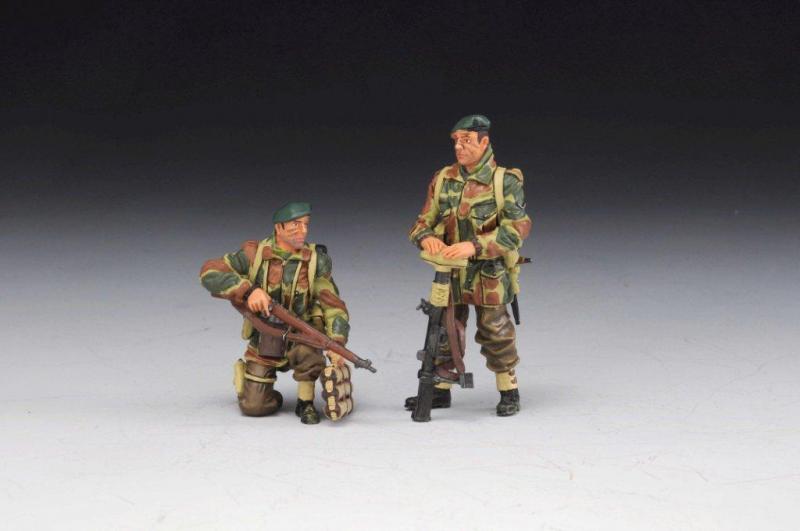 Tank Riders--Army Commando version--two figures--RETIRED--LAST THREE!! -  COMMANDO004B - Metal Toy Soldiers - Products