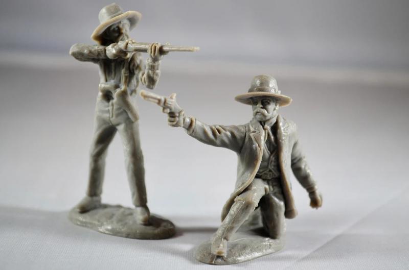 Tombstone Series 1--The Three Earp Brothers and Doc Holiday--four figures in four poses #2