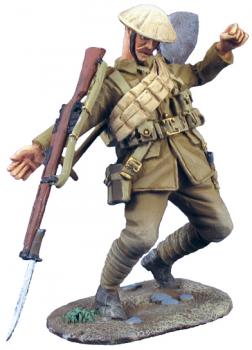 Image of 1916 British Infantry Falling Wounded No.1--single figure--RETIRED--LAST ONE!!