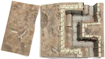 Image of WWI British Trench Section No.1, Infantry Trench with Sniper Pit--5 Piece Set--ONE IN STOCK.