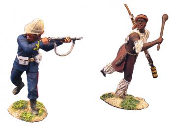 Image of British Royal Artillery Hand-to-Hand Set No.1, Fighting Retreat--2 piece set--RETIRED--LAST ONE!!