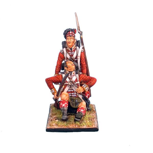 92nd Gordon Highlander Helping Wounded Comrade--two figures #3