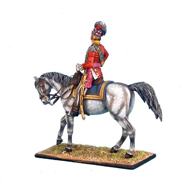 92nd Gordon Highlander Mounted Major--single mounted figure #3