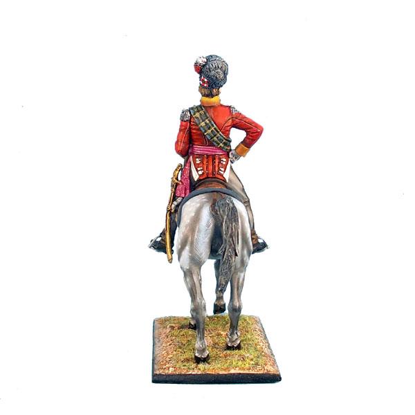 92nd Gordon Highlander Mounted Major--single mounted figure #4