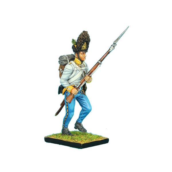 Austrian Hahn Grenadier Advancing Raised Musket--single figure #1