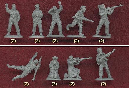 Chechen Wars - Chechen Rebels 1995--48 figures in 24 poses #3