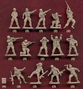 Chechen Wars - Modern Russian Federals 1995--46 figures in 23 poses #3