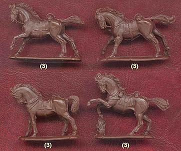 Russian Civil War Red 1st Cavalry--12 figures and 12 horse figures #3