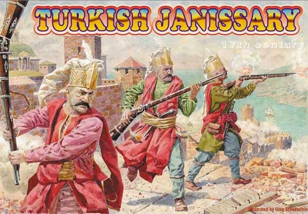 Turkish Janissaries XVII Century--48 figures in 24 poses #1