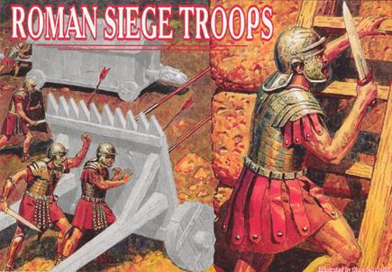 Roman Siege Troops and Engineers--42 figures in 21 poses #1