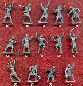 Roman Siege Troops and Engineers--42 figures in 21 poses #2