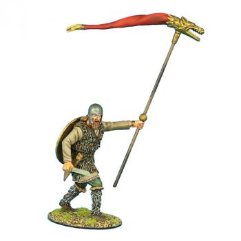 Image of German Warrior Standard Bearer--single figure