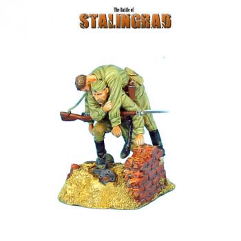 Image of Russian Carrying Wounded Comrade Vignette--two figures--RETIRED.