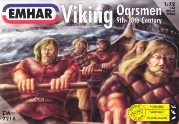 Viking Oarsmen--1:72nd scale unpainted plastic figures Viking Oarsmen--1:72nd scale unpainted plastic figures #25214