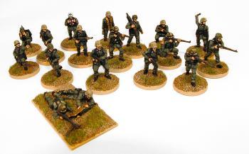 1/72nd Late War German Infantry 1943-45--57 figures--AWAITING RESTOCK. #0