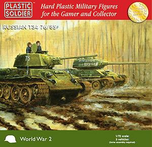 Image of 1/72nd Easy Assembly Russian T34 76/85