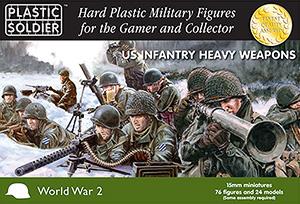 15mm American Heavy Weapons 1944-45--76 unpainted plastic figures #1