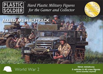 Image of 15mm U.S. M3 Halftrack--AWAITING RESTOCK.