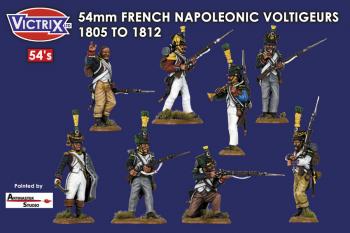 Image of 54mm French Napoleonic Voltigeurs 1805 - 1812 (16 figures)--AWAITING RESTOCK.