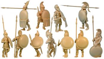Image of Ancient Greek Athenian Hoplites 450-300 BC 18mm - 48 figures