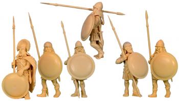 Image of Ancient Greek Spartan Hoplites 450-300 BC - 48 figures