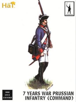 Seven Years War Prussian Command--1:32nd scale unpainted plastic figures -- AWAITING RESTOCK! Seven Years War Prussian Command--1:32nd scale unpainted plastic figures -- AWAITING RESTOCK! #25940