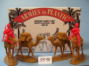 Armies in Plastic Gordon Relief Expedition Mounted Guards Camel Regt Set #3 54mm 