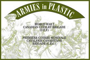 World War I Canadian Cavalry Brigade (C.E.F.)--5 mounted figures (o.d. green) World War I Canadian Cavalry Brigade (C.E.F.)--5 mounted figures (o.d. green) #26330