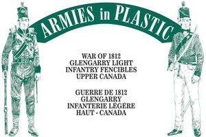 War of 1812--Glengarry Light Infantry Fencibles--Upper Canada--20 figures in 8 poses (dark green) War of 1812--Glengarry Light Infantry Fencibles--Upper Canada--20 figures in 8 poses (dark green) #26334