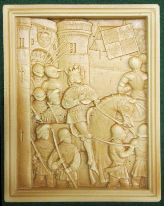 Medieval Plaque--TWENTY-FIVE in stock.