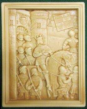 Image of Medieval Plaque--TWENTY-EIGHT in stock.
