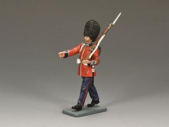 Image of British Guard, Marching Guardsman with Rifle--single figure