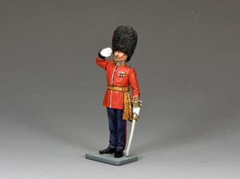 Image of British Guard, Saluting Guards Officer
