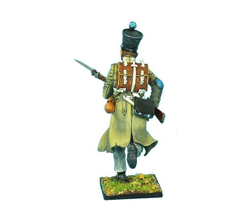 Figurine First Legion NAP0368 - Porte-drapeau Chasseur Infanterie Légère Française - 60mm
