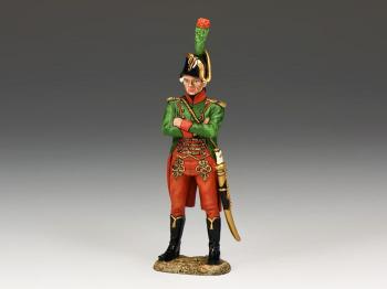 French Standing Guides Officer--single figure--RETIRED. - ONE AVAILABLE!  French Standing Guides Officer--single figure--RETIRED. - ONE AVAILABLE!  #27044