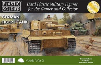 15mm Easy Assembly German Tiger I Tank (makes 4 tanks) -- LAST TWO! 15mm Easy Assembly German Tiger I Tank (makes 4 tanks) -- LAST TWO! #27062