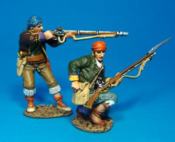 Image of Spanish Guerillas Loading and Firing #2, The Pennisular War--two figures
