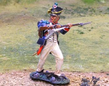 Image of French Line Infantry Attacking--single figure--RETIRED--LAST TWO!!