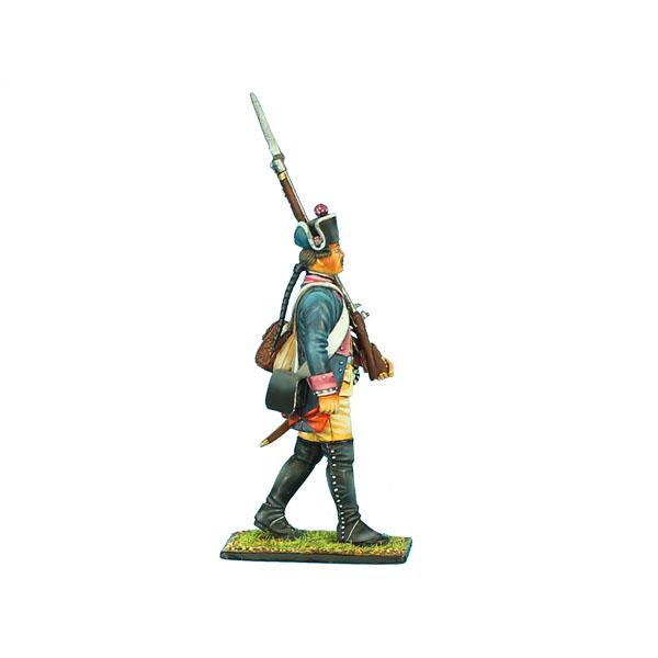 7th Prussian Line Infantry Regiment Braunschweig-Bevern Musketeer Marching--single figure--RETIRED. #2