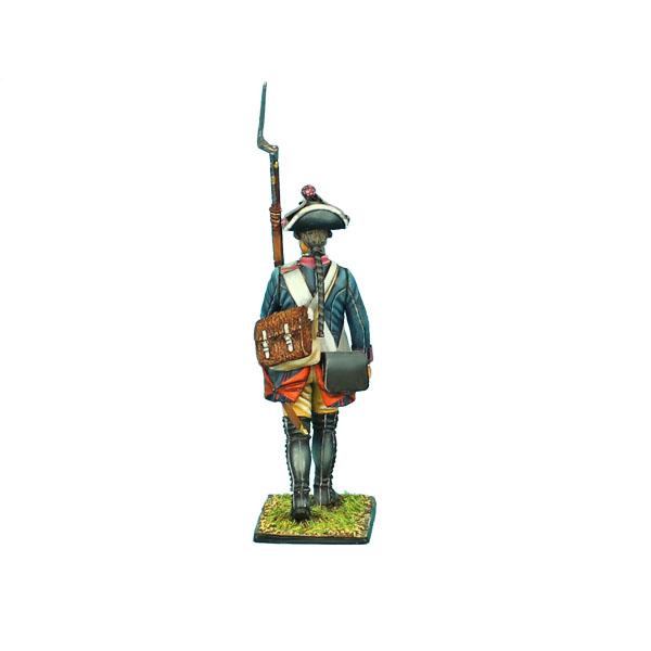 7th Prussian Line Infantry Regiment Braunschweig-Bevern Musketeer Marching--single figure--RETIRED. #3