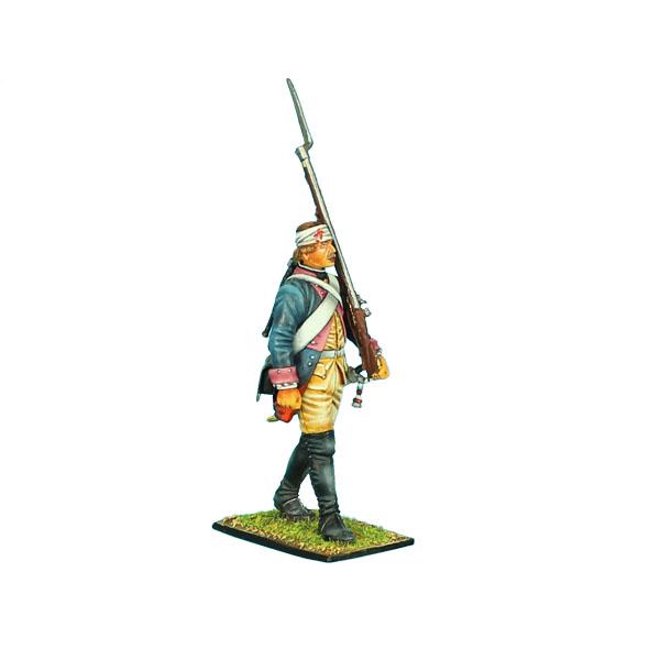 7th Prussian Line Infantry Regiment Braunschweig-Bevern Musketeer Marching Bandaged Head--single figure--RETIRED. #2