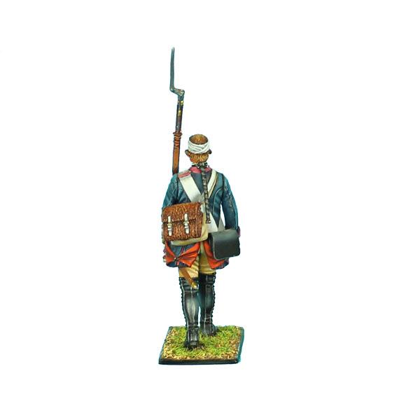 7th Prussian Line Infantry Regiment Braunschweig-Bevern Musketeer Marching Bandaged Head--single figure--RETIRED. #4